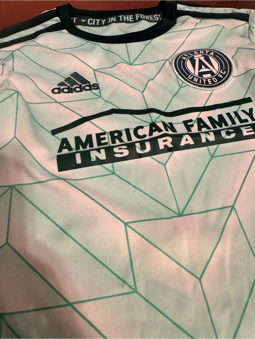 Atlanta United Kids Soccer Jersey - Light Teal - Picture 2 of 4